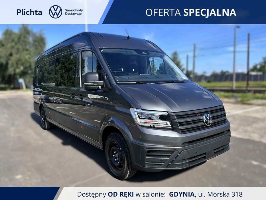 Volkswagen Crafter  L5H3, 2.0 TDI 177KM, Hak, Automat, Reflektory Led, od ręki!