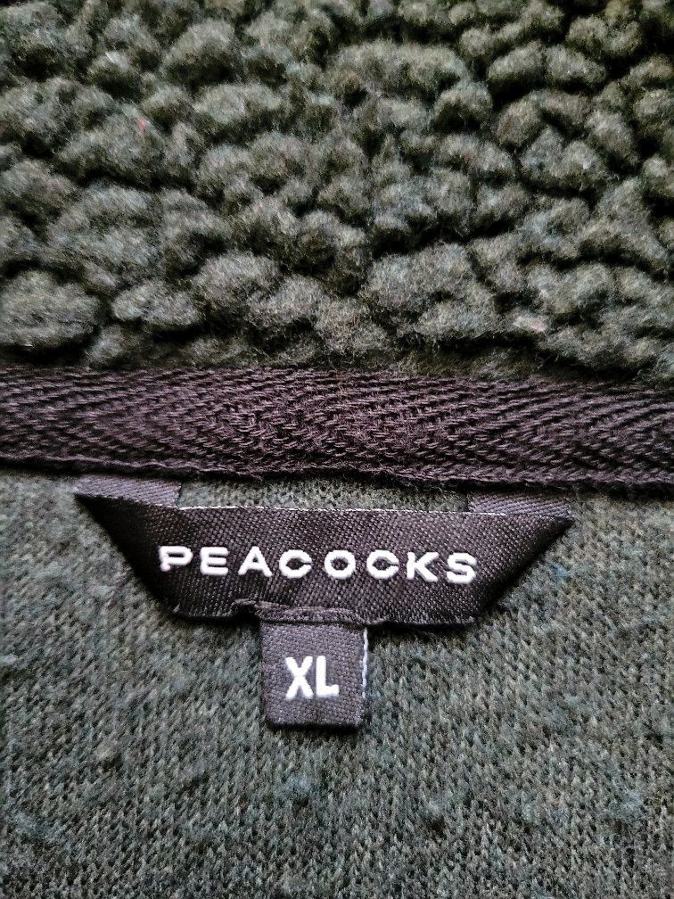 Зелена флісова кофта шерпа Peacocks, Великобританія, L, XL