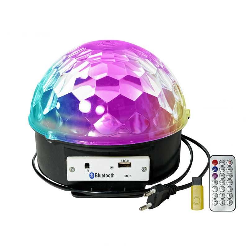 MP3 LED MAGIC BALL Light з Bluetooth і USB, 9 Кольорів