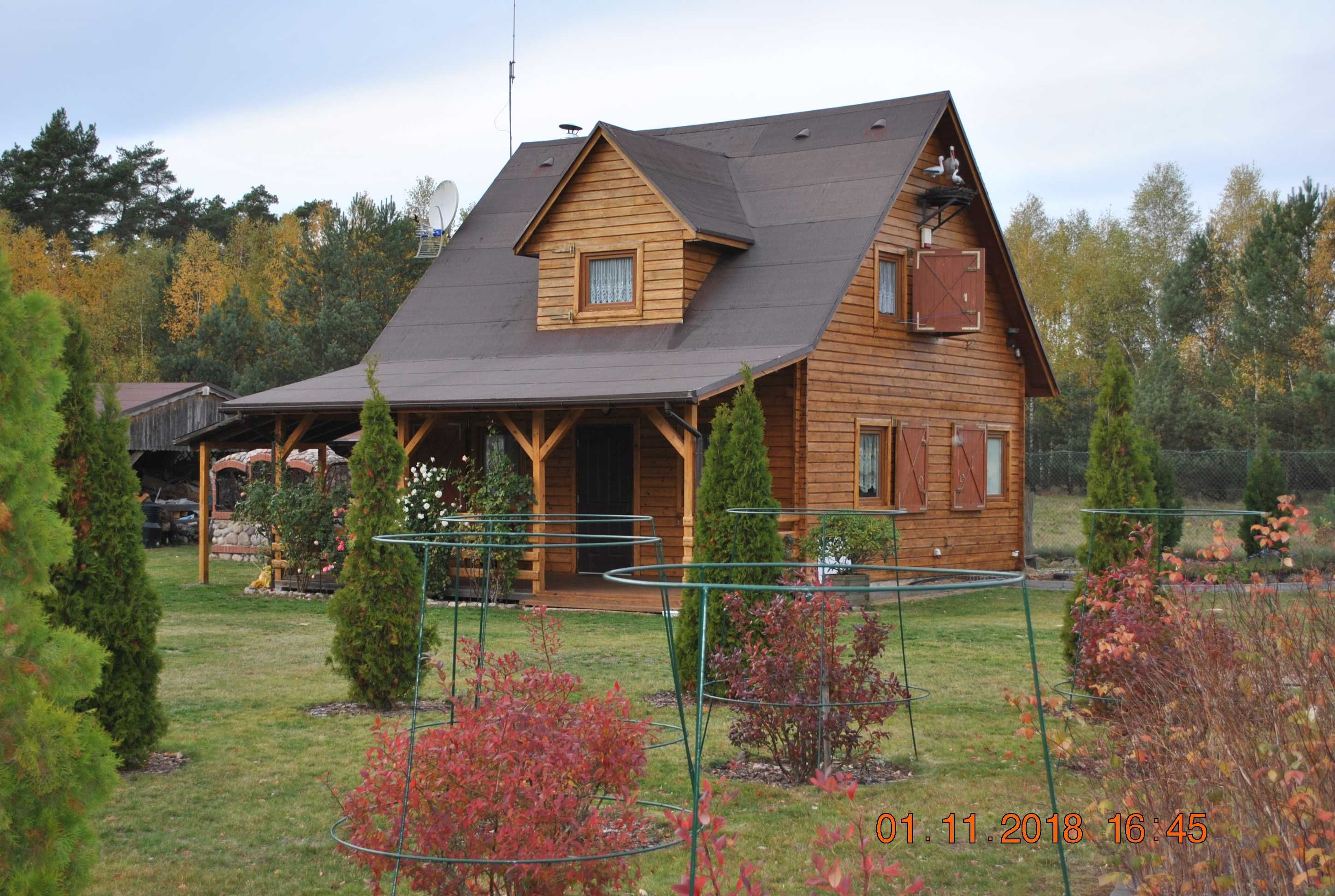 Dom letniskowy nad jeziorem na wynajem, okolice Czaplinka