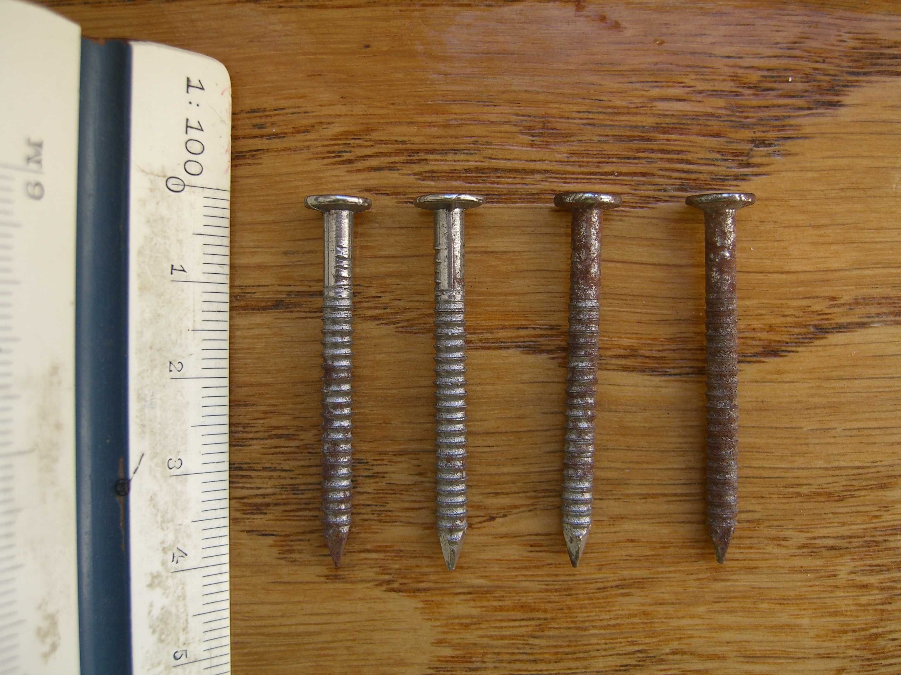 Gwoździe ciesielskie anchor 4x40 mm karbowane ocynk paleciaki kilogram