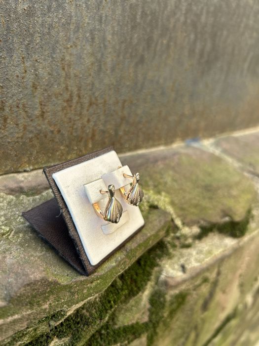 Сережки 583 проба золото