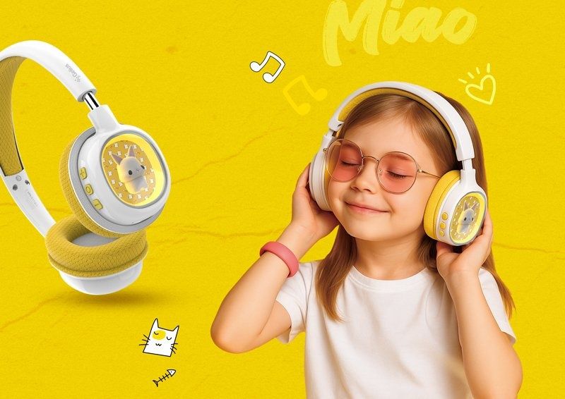 Бездротові навушники для дітей Gelius Miao|новинка 2025