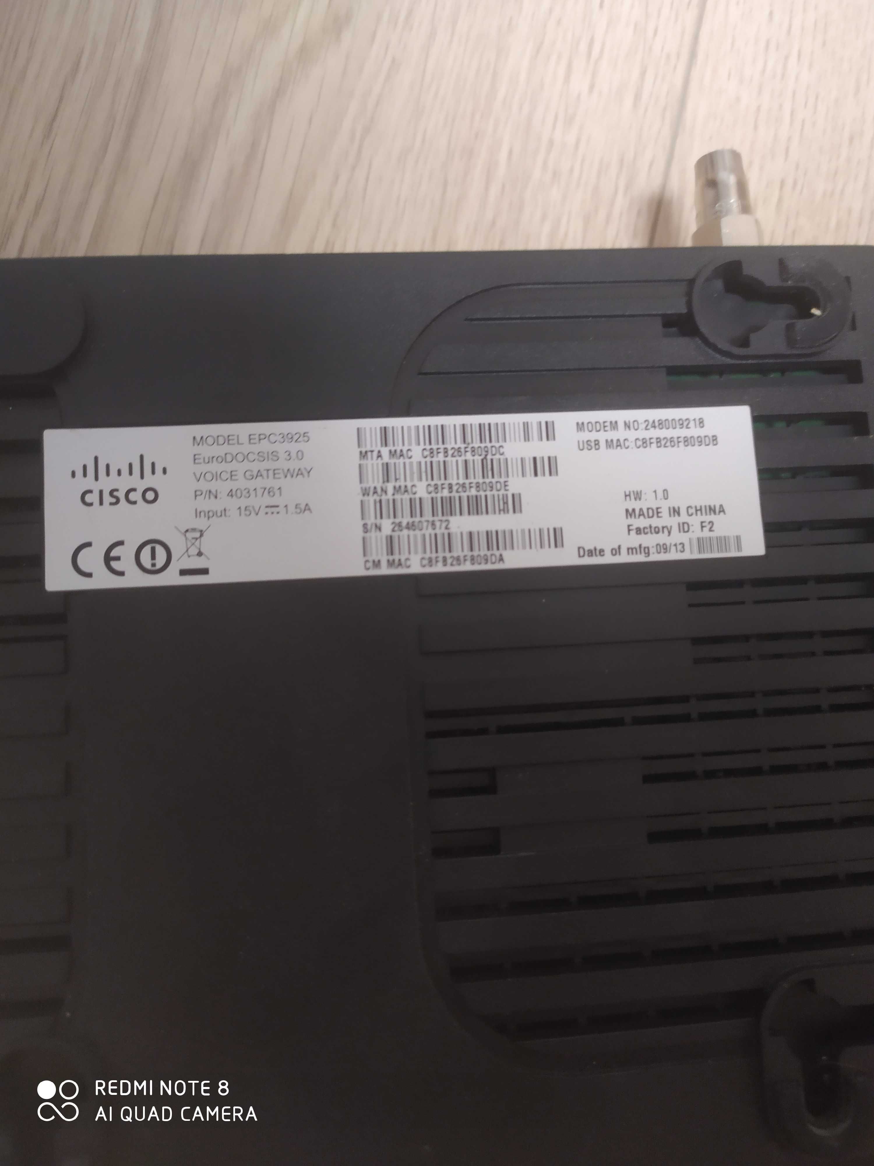Router Cisco EPC3925