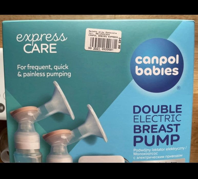 Laktator Canpol, podwójny. Stan idealny.