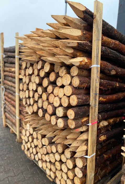 PALIKI - MELIORACJA faszyna i palisada, kołki, pale L=0,8 - 3,0m