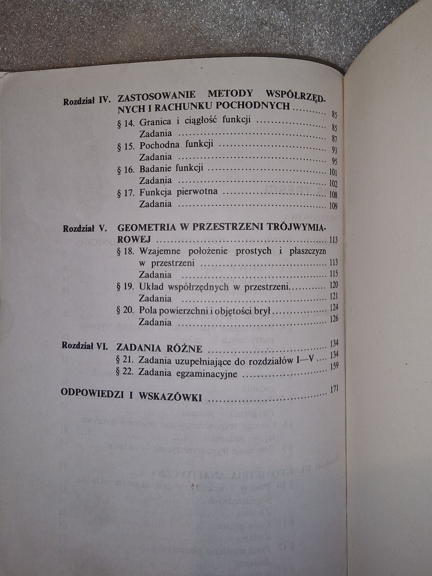 Zbiór zadań z matematyki dla klasy III i IV liceum ogólnokształcącego