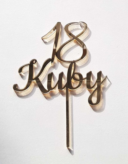 Topper personalizowany, imię dziecka