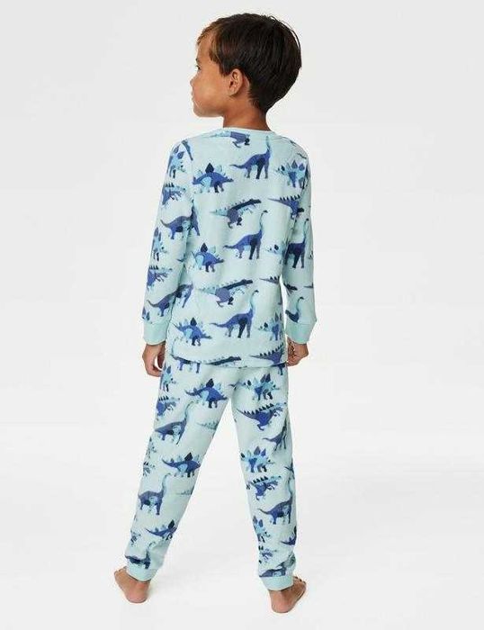 M&S COLLECTION Fleece Dinosaur Pyjamas Флисовая пижама, размер 7-8 лет