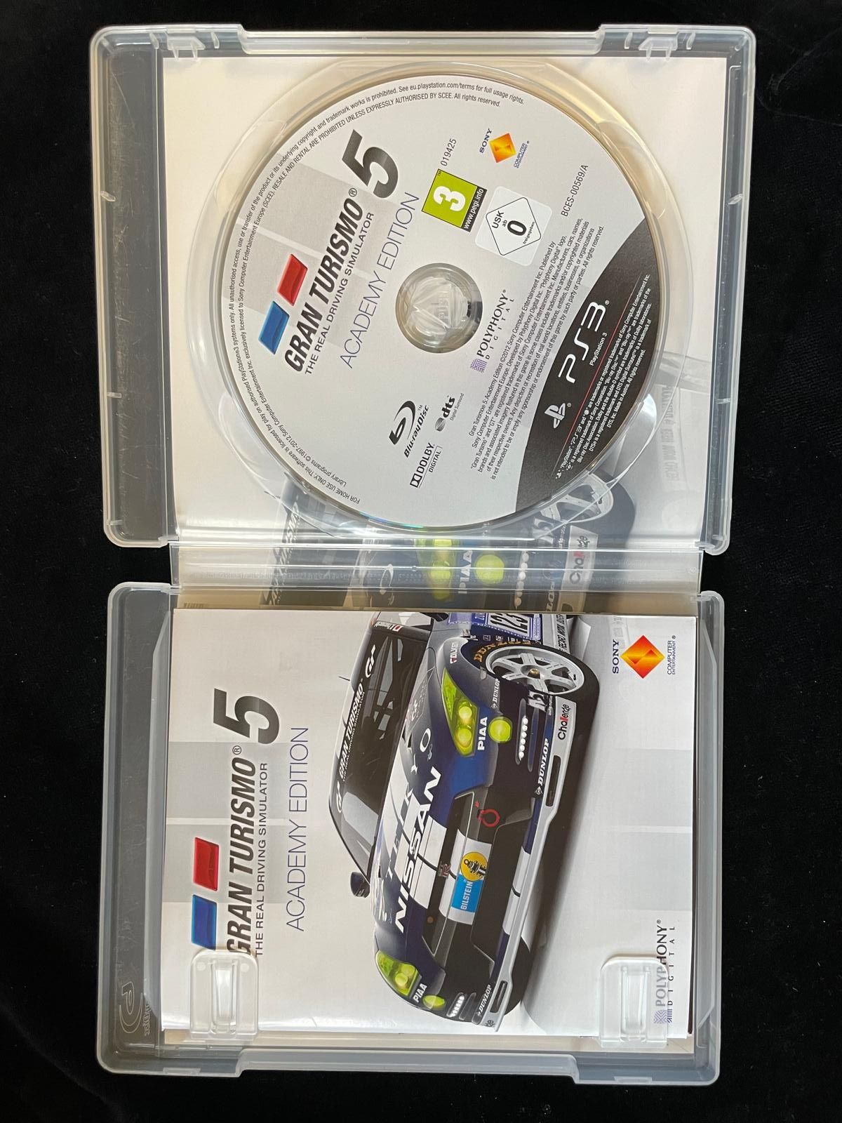 Gran Turismo 5 PL Academy Edition na PS3 Komplet po polsku BDB stan