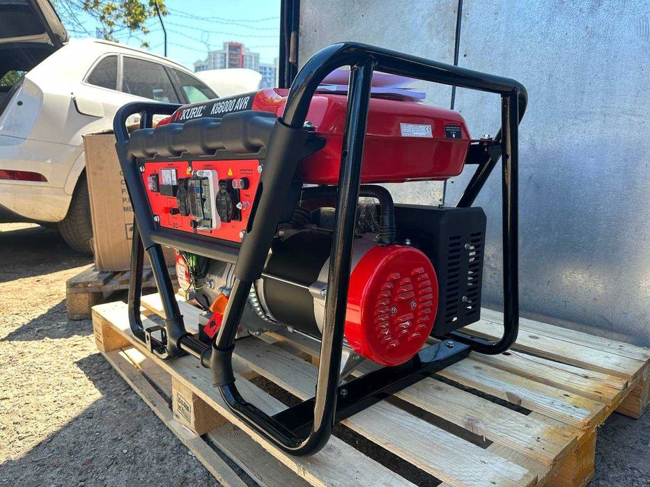 Бензогенератор Kuril KG6000 - Іспанія. AVR, мідна обмотка. Доставка