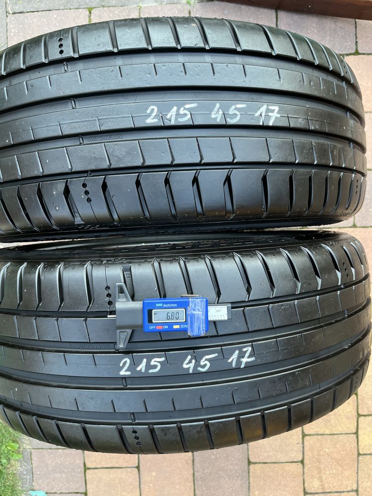 2x215/45/ZR17 Michelin Pilot Sport 5 Jak NOWE 2022 rok