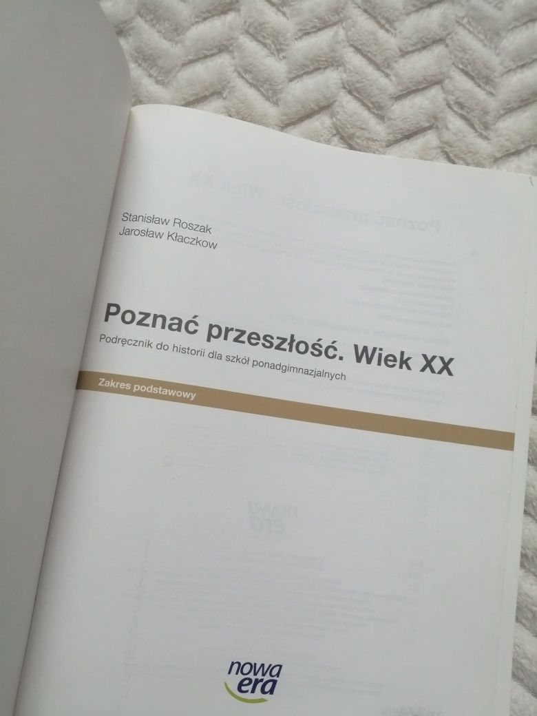 Książka "Poznać przeszłość. Wiek XX" Nowa era