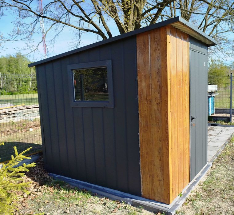 Schowek, Domek z PROFILA ZAMKNIĘTEGO 3x3 ocynk