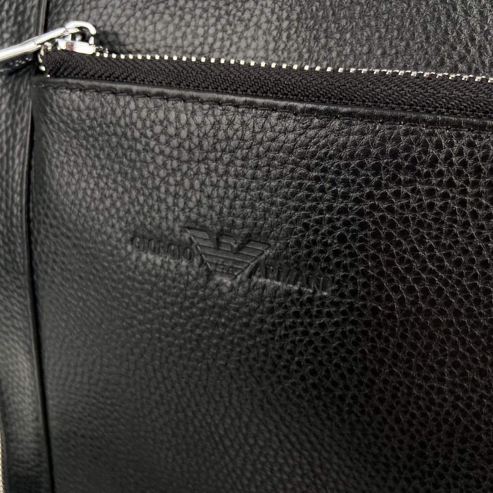 Чоловіча шкіряна сумка Giorgio Armani мужская сумка