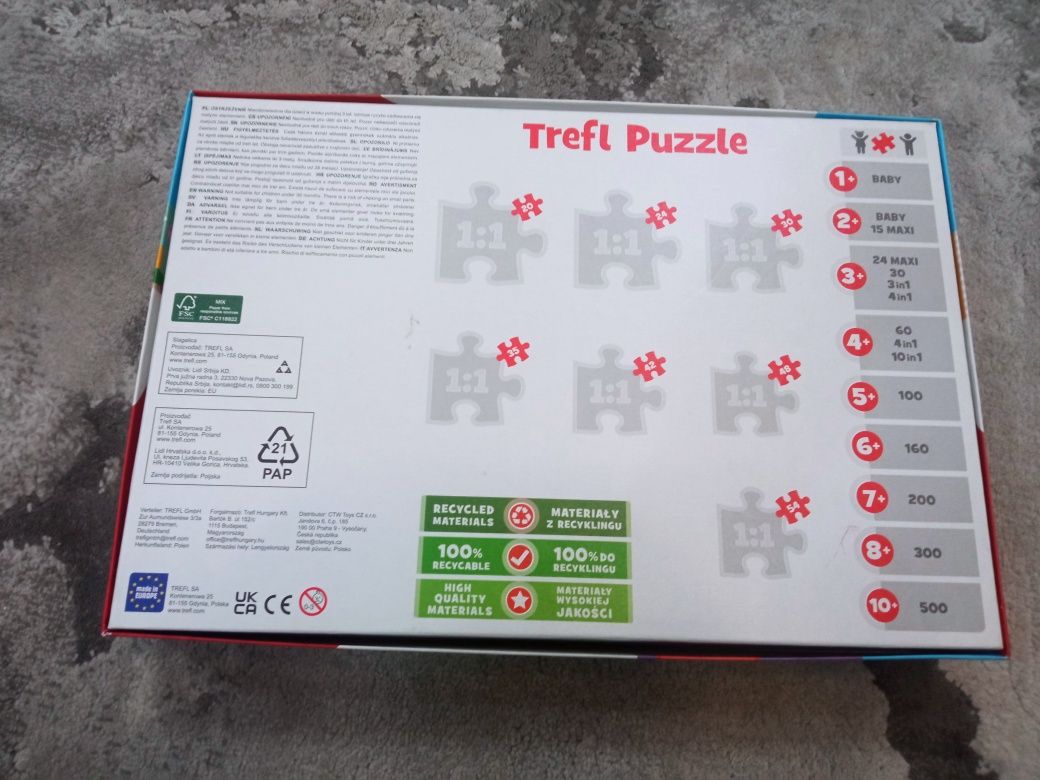 Puzzle Peppa pig 9in1