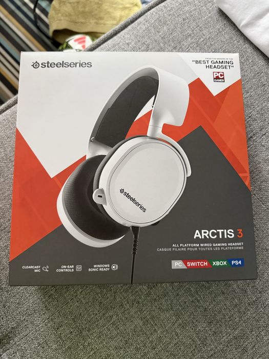 Słuchawki gamingowe Steelseries ARCTIS 3 białe