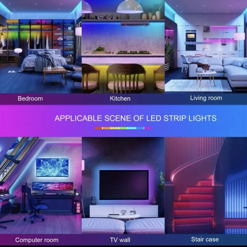 LED стрічка Smart (зміна кольорів) — різні довжини
