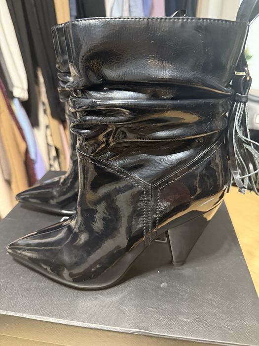 Piękne lakierowane kowbojki Nina Basco r39