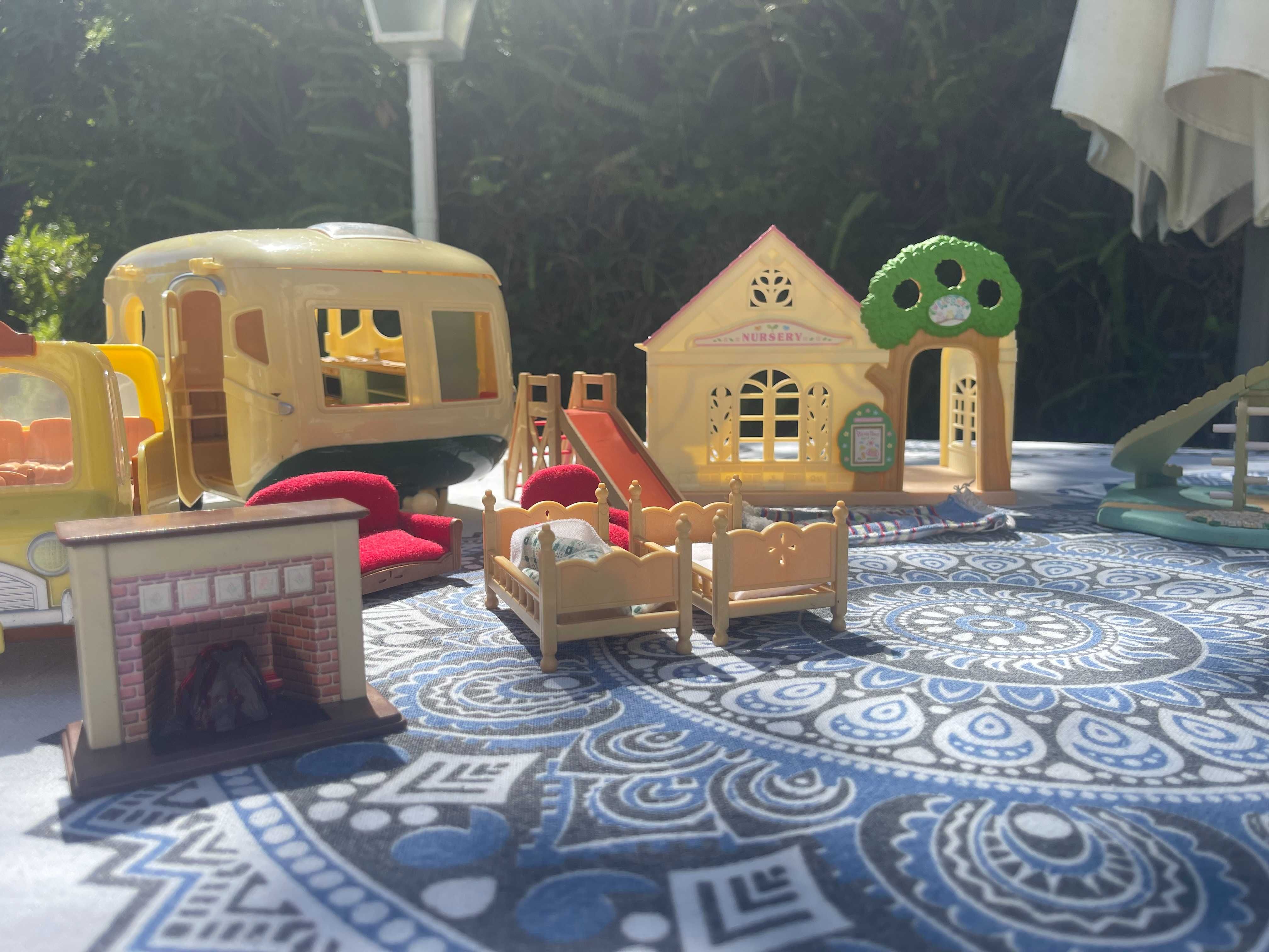 Sylvanian Families seleção de equipamentos e móveis