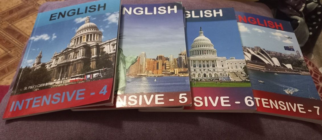 Зошити English Intensive 4,5(2 шт),6,7