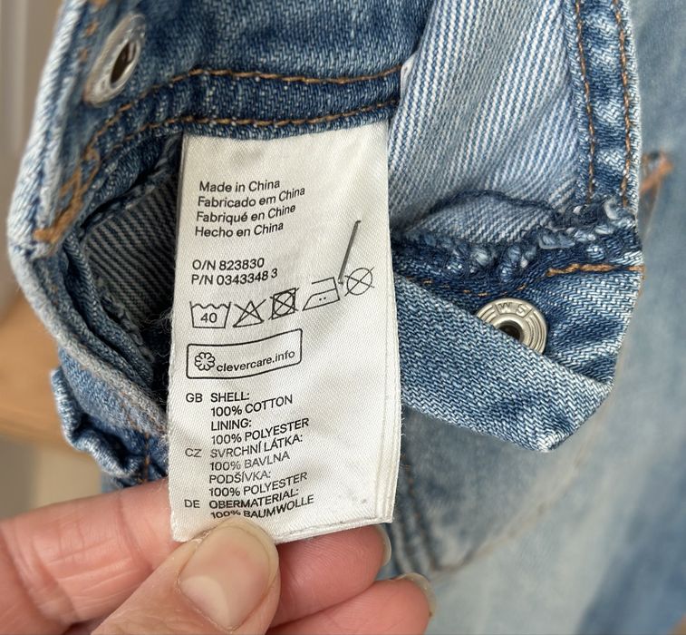 Комбінезон джинсовий H&M для дівчинки, 80 роз.