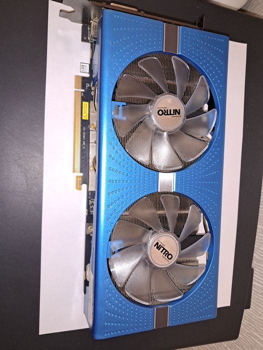 Видеокарта Sapphire RX 580 Nitro + Special Edition 8gb как Новая