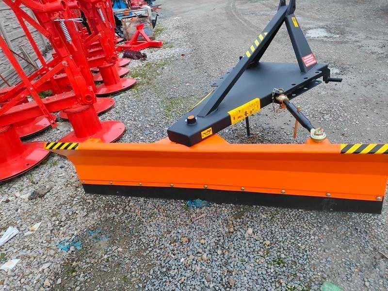 Pług do śniegu spych-do ciągnika na tył-OBROTOWY-solidny blacha 4mm