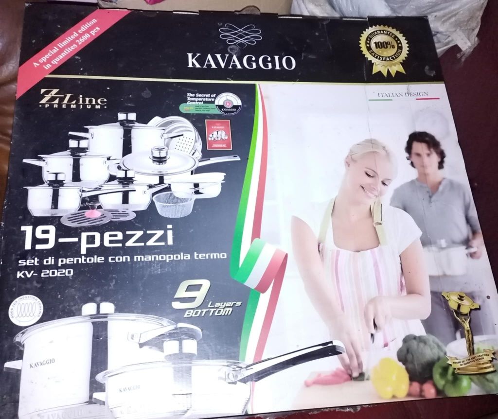 Garczki ze stali nierdzewnej KAVAGGIO.