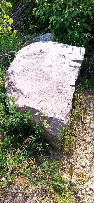 Kamień głaz 2szt jeden prosty