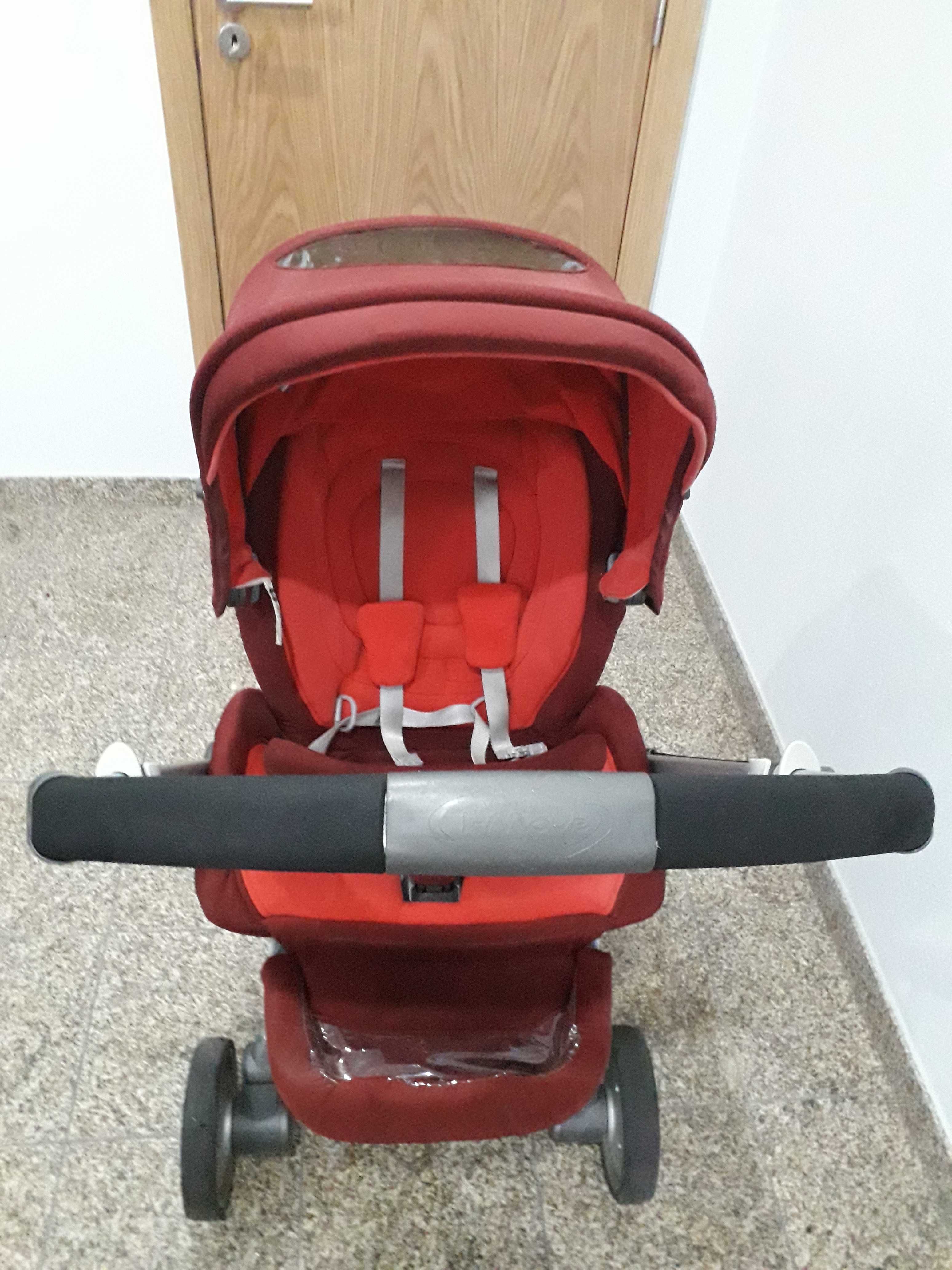 Cadeira sirona da cybex e Carrinho bebé Chicco i-move 360°