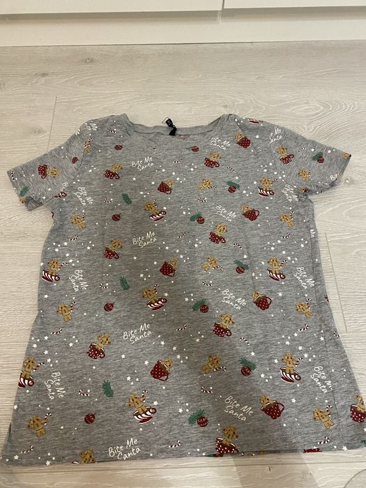 świąteczna koszulka z krótkim rękawem