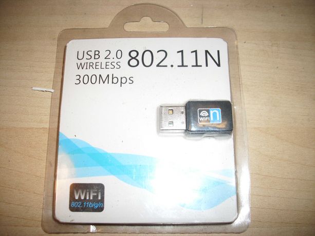Karta sieciowa WI-FI 300Mbps 2,4Ghz, 802.11n na USB, nowa, nie używana