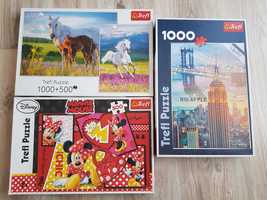 Puzzle Trefl 1000 el Big Apple plus 2 pudełka gratis