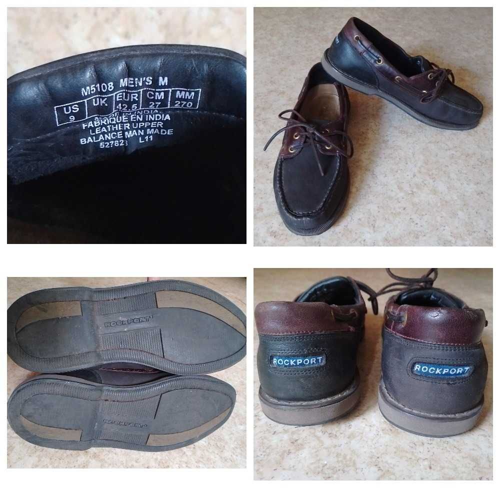 Кожаные неубиваемые топсайдеры Timberland и Rockport. Мокасины, броги.