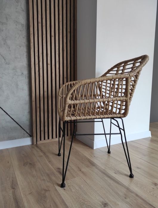 Krzesła rattan 4 sztuki