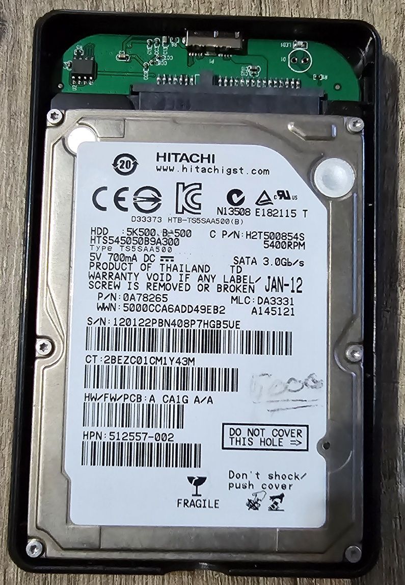 Disco externo 500gb