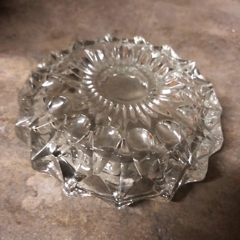Cinzeiros vintage em vidro e cristal desde...