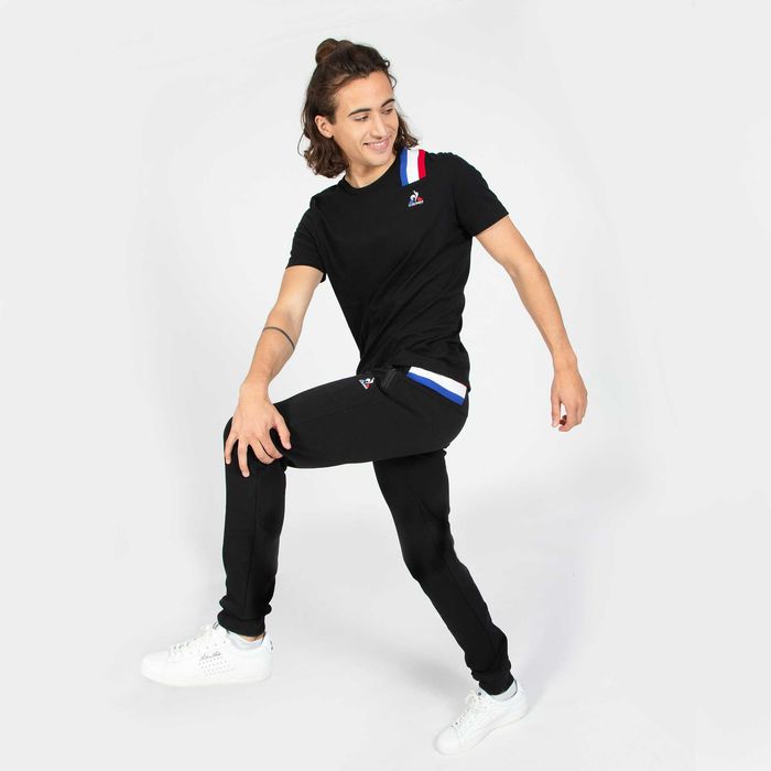 LE COQ SPORTIF t-shirt  czarny