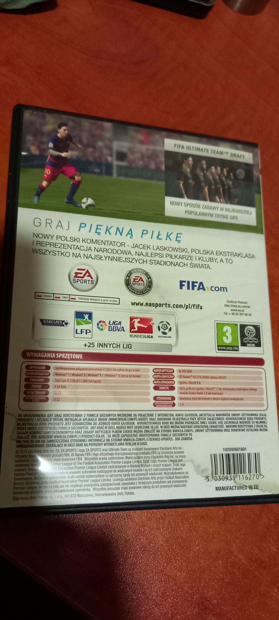 Gra na PC FIFA16