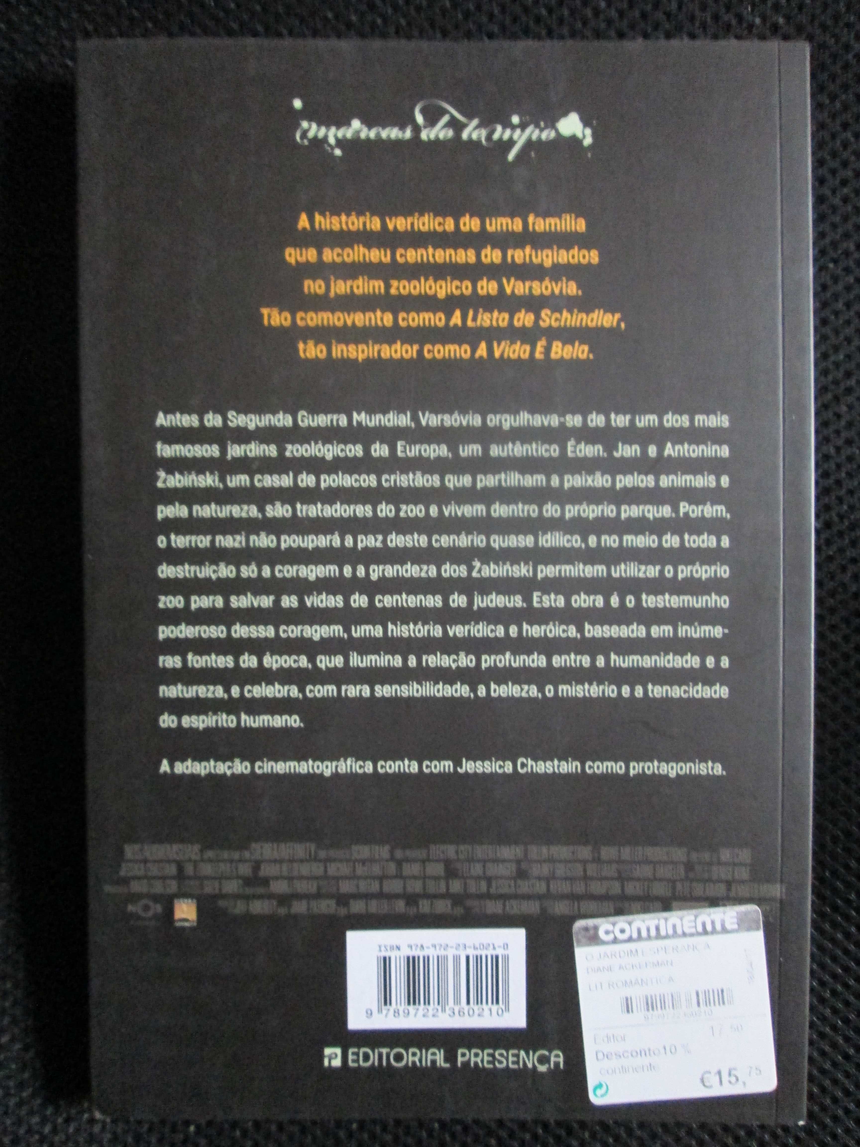 O Jardim da Esperança, de Diane Ackerman