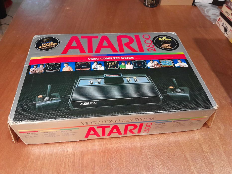 ATARI 2600 - consola original completa na caixa - PAL - TESTADA!