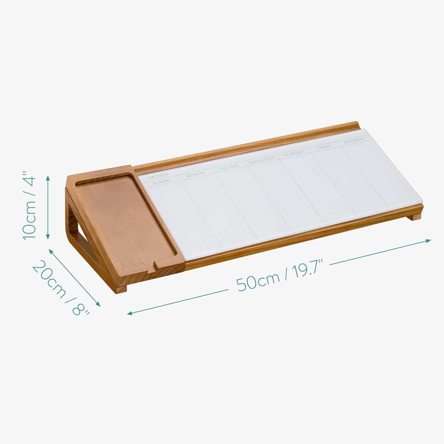 Nowa tablica suchościeralna / NAVARIS / stojak / planer / 50x20 !3829!
