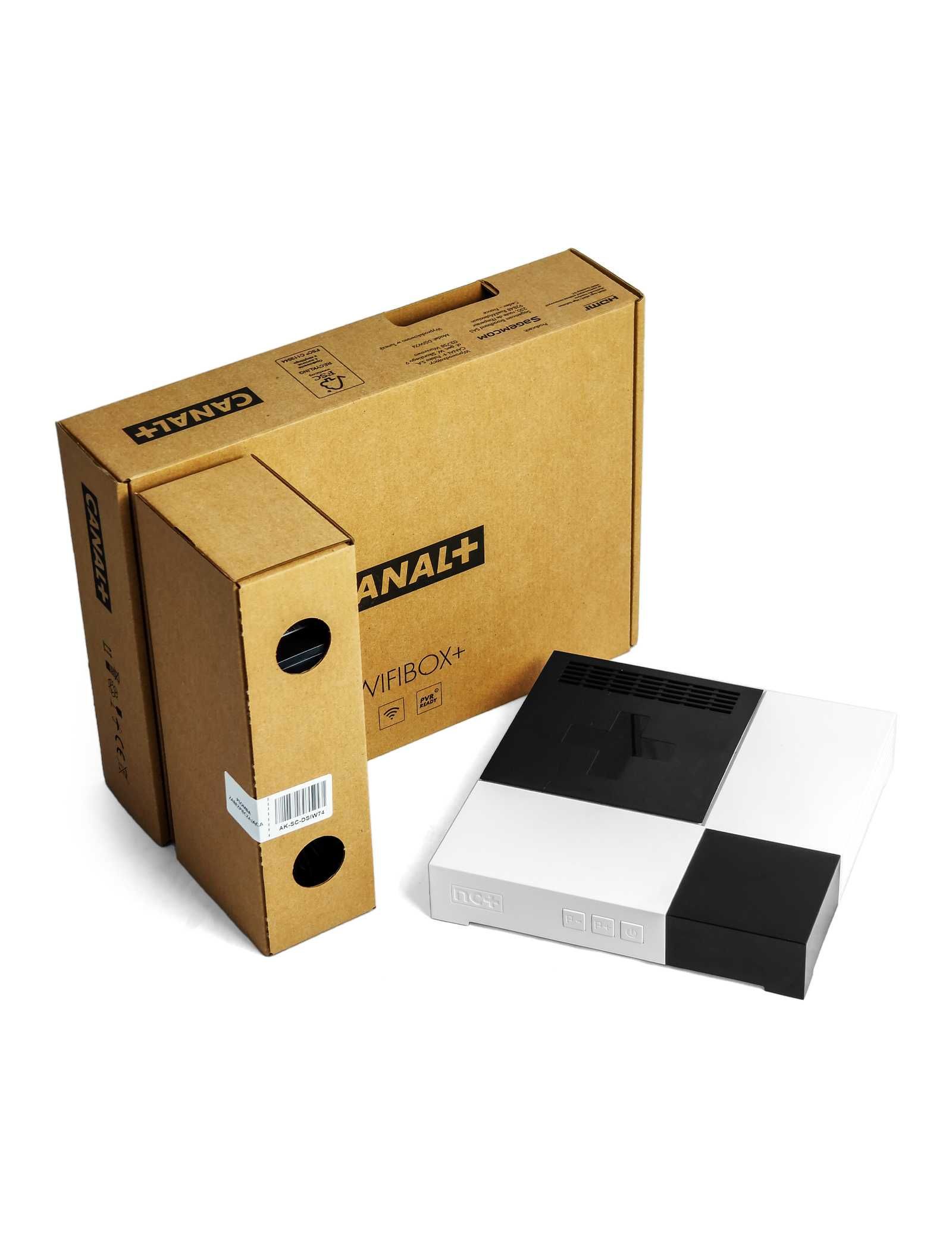 Dekoder satelitarny na kartę WiFiBox+ Sagemcom DSIW74 | Komplet, nowy!