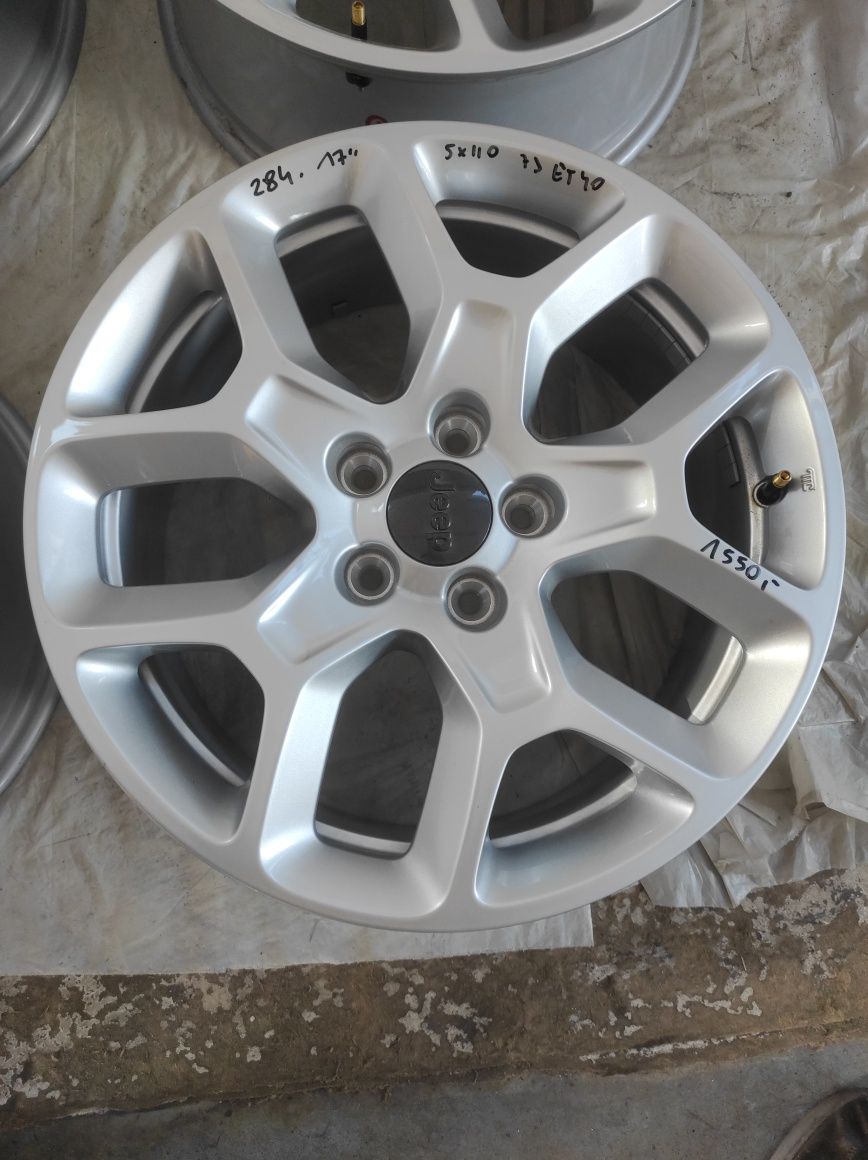 284 Felgi aluminiowe ORYGINAŁ Jeep R 17 5x110