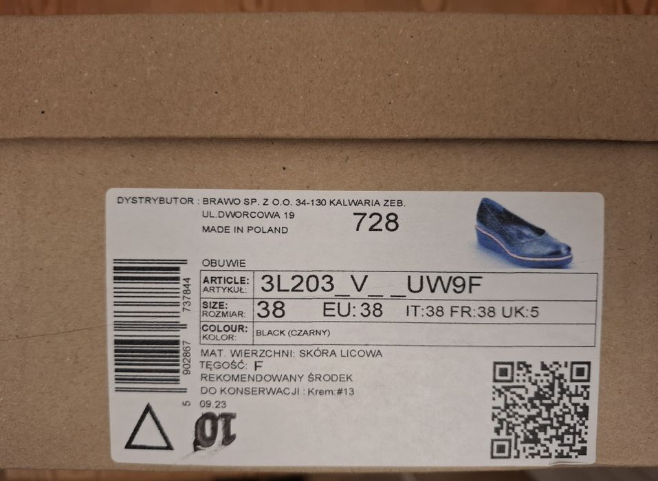 Buty Damskie Ryłko Relax 38