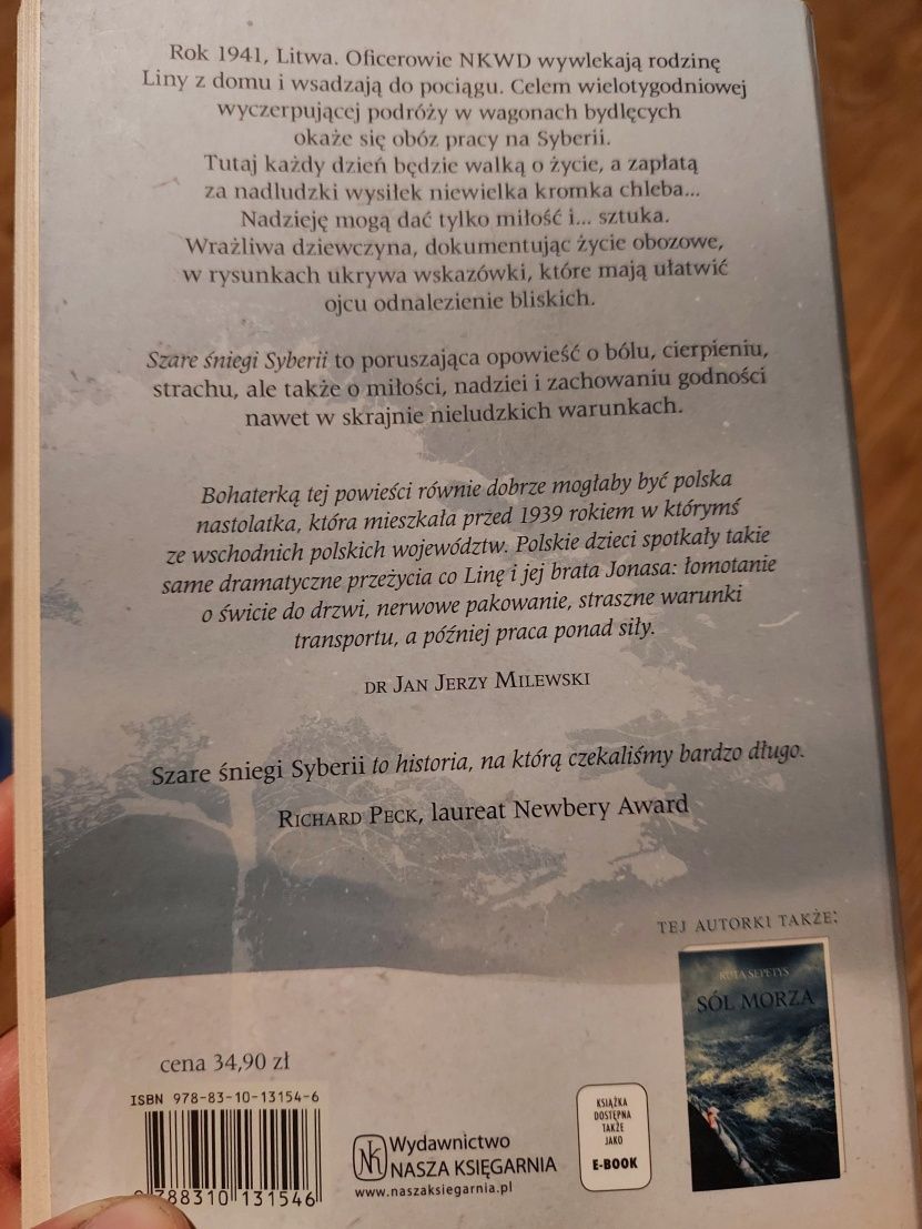 Szare śniegi syberii. Ruta Sepetys