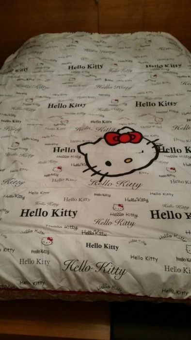 Edredon Hello Kitty Cama Solteiro + Almofada