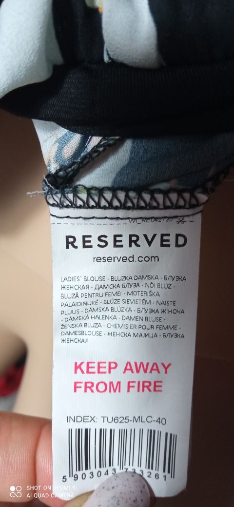 RESERVED Body eleganckie długi rękaw L/XL