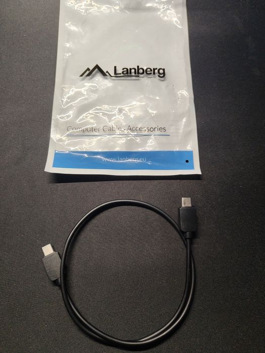 Kabel Lanberg USB C, 0.5m